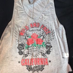 Ripped tank top